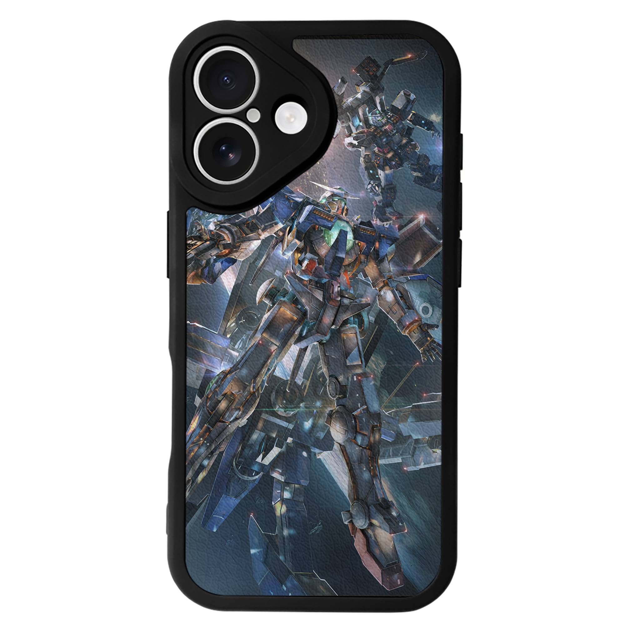 （画像用） 機動戦士ガンダム Mobile Suit Gundam 【iPhone 16シリーズ対応】シリコンスマホケース（レザー調） 材質：シリコン